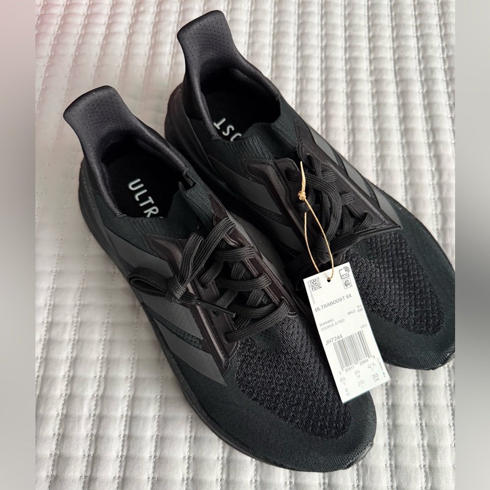 Adidas Black Ultraboost 5X Running Shoes